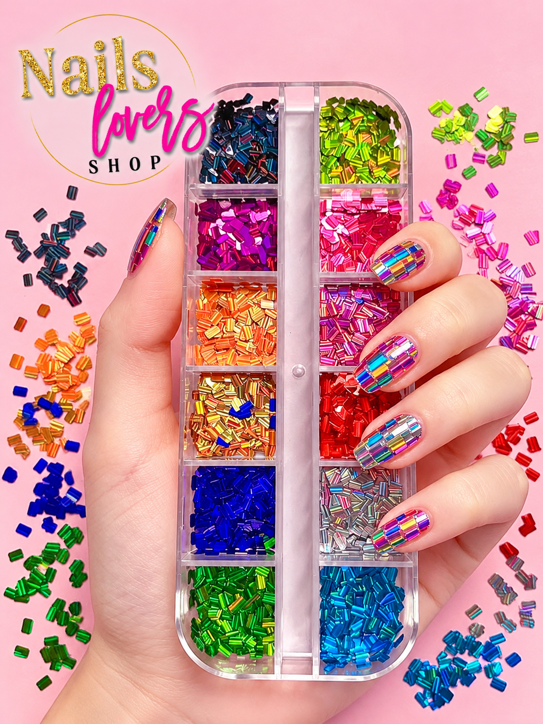 Rectangle Glitter Box