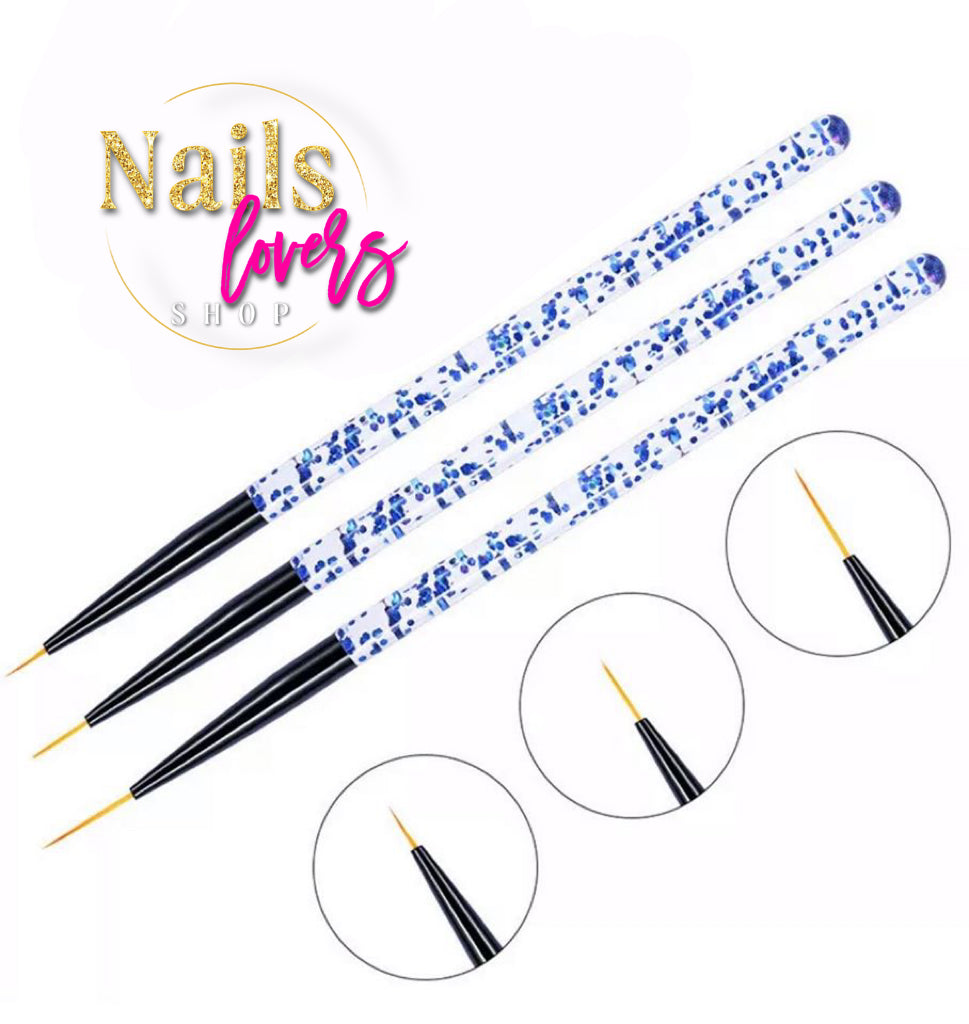 GLITTERS LINER BRUSH SET
