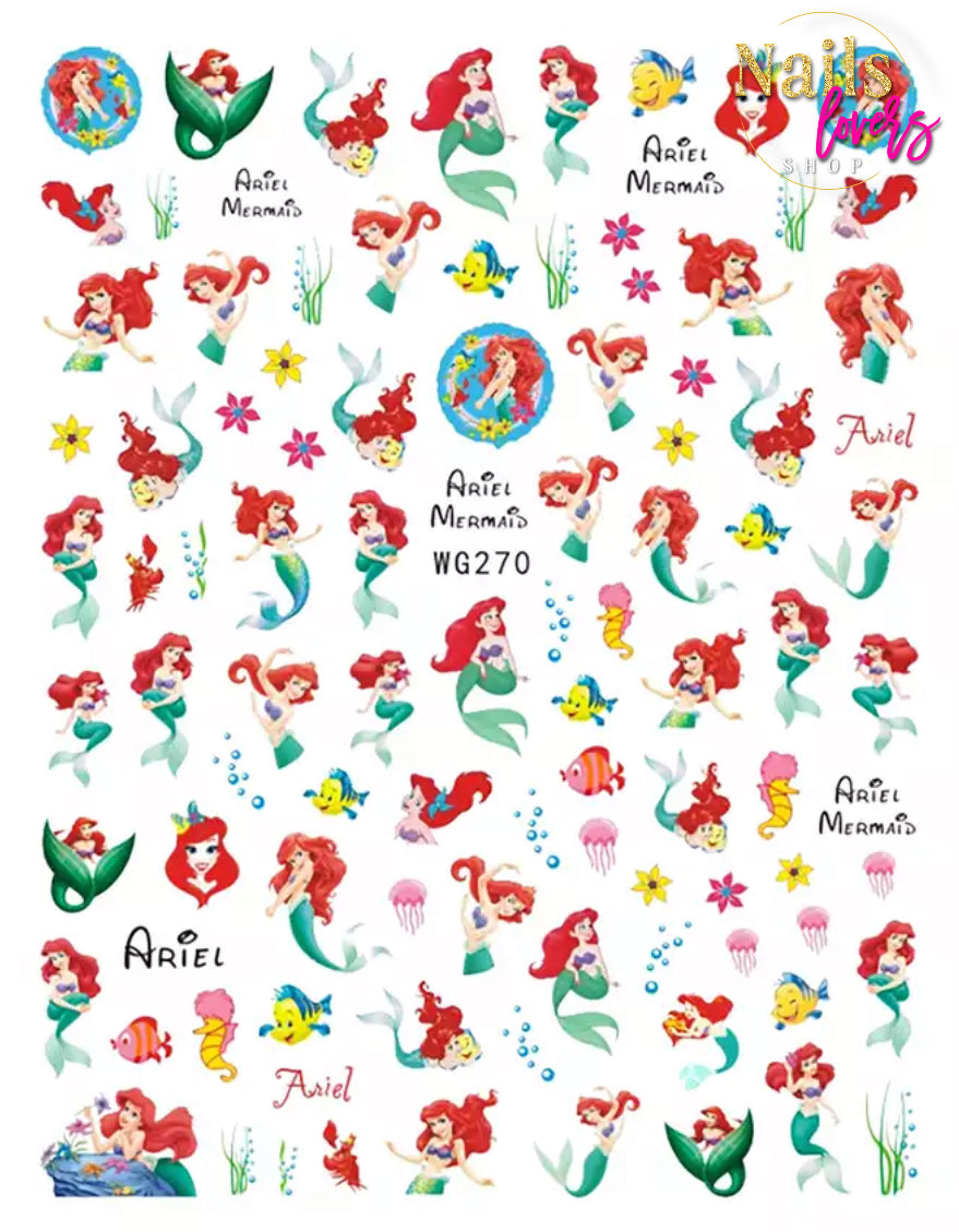DISNEY ARIEL STIKER