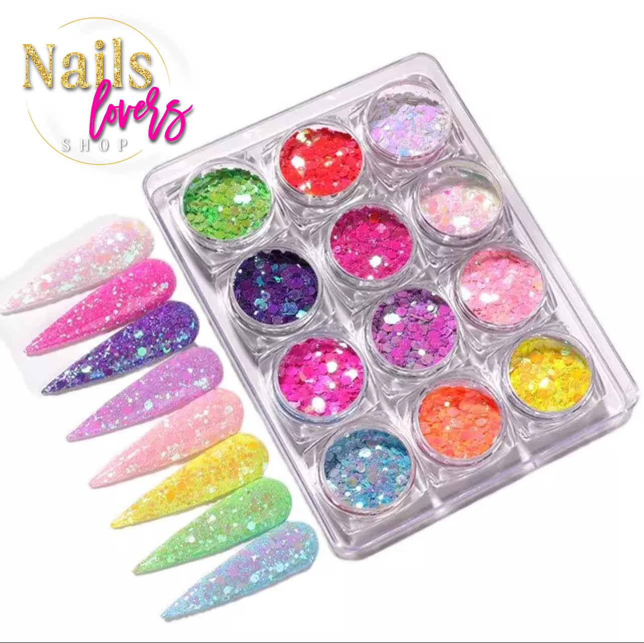 GLITTER 12PCS SET