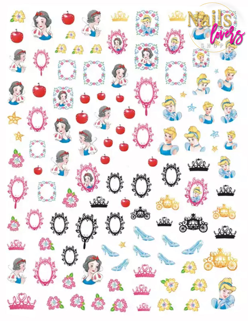 DISNEY PRINCES STIKER 100