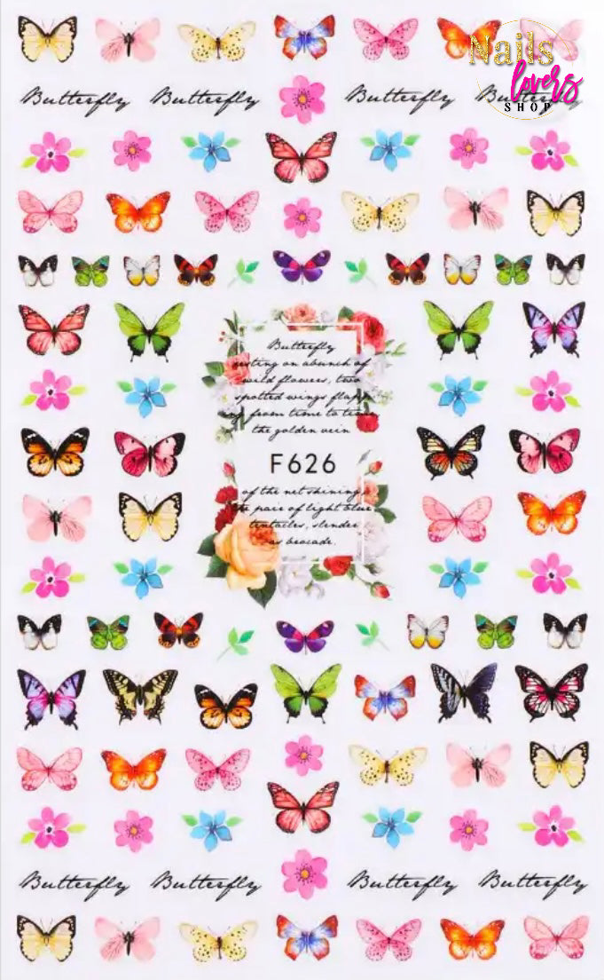 MARIPOSA STIKER F626