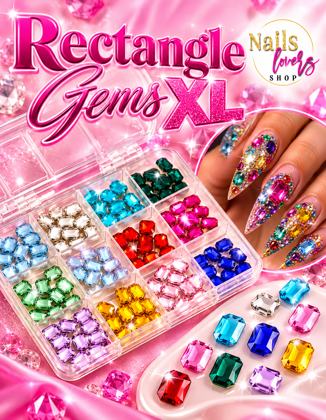 Rectangle Gems XL