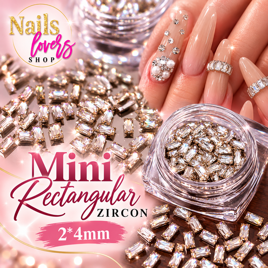 Mini Rectangular Zircon
