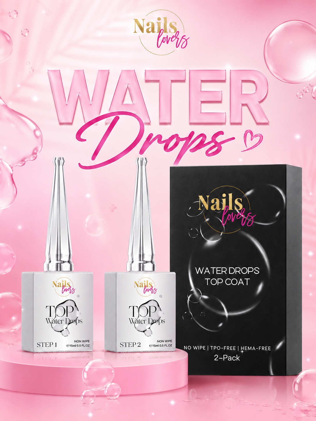 Water Drops Top Coat