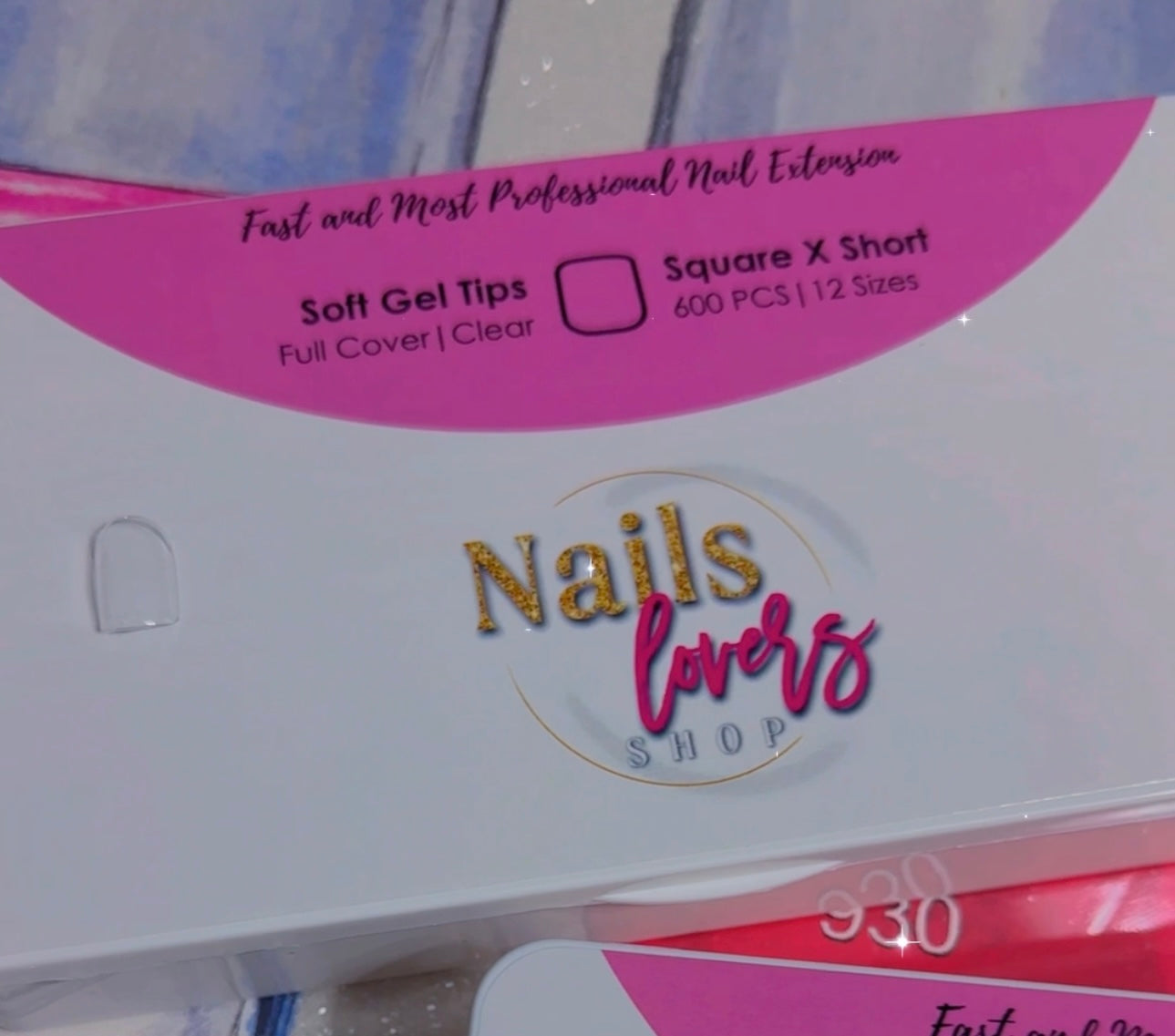 CUADRADA X SHORT GEL TIPS BOX