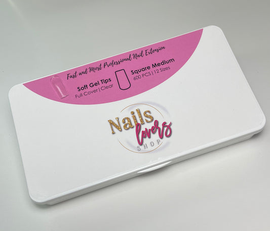 CUADRADA MEDIUM GEL TIPS BOX