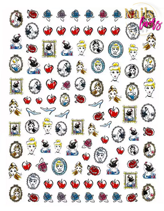 DISNEY PRINCES STIKER 099