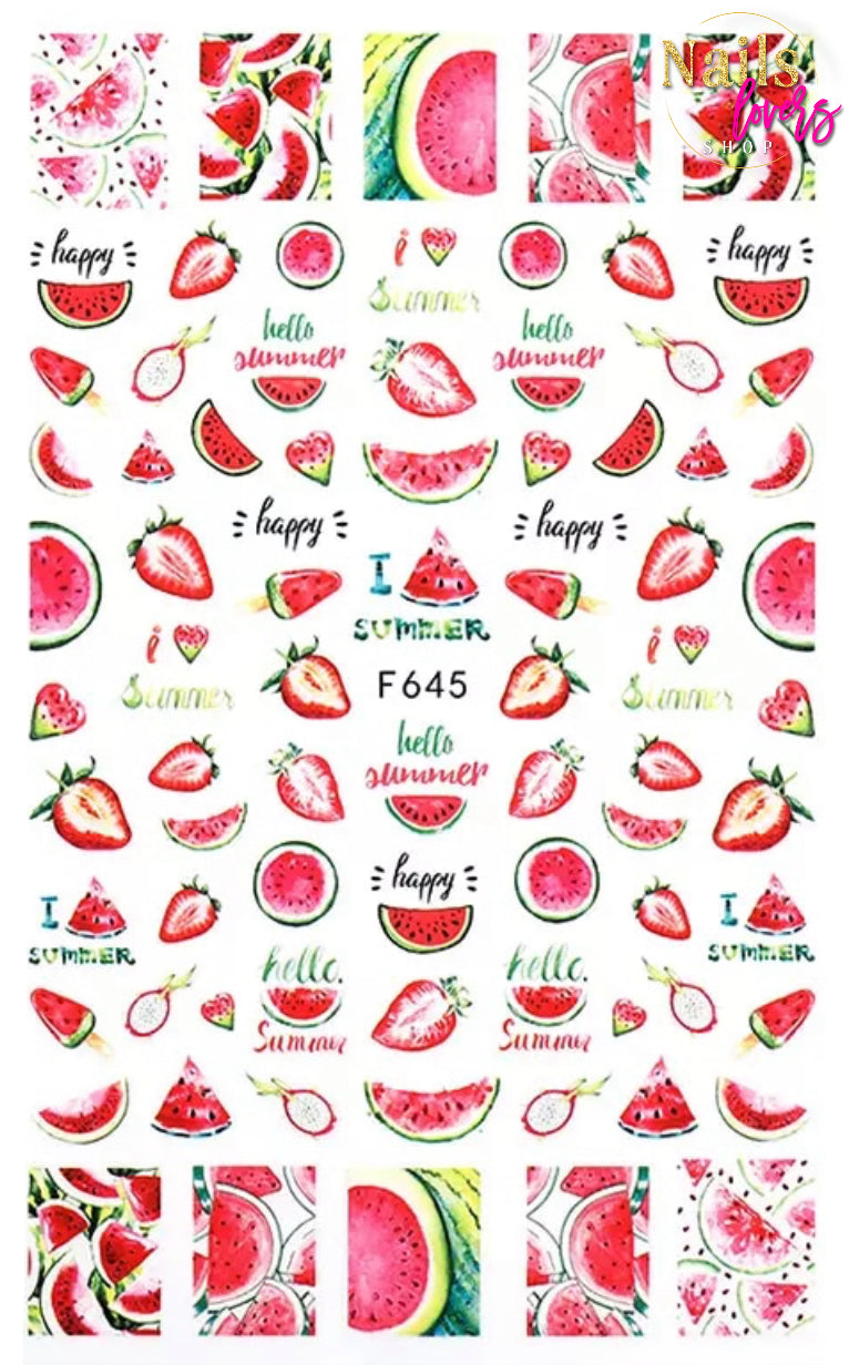 WATER MELON STIKER F645