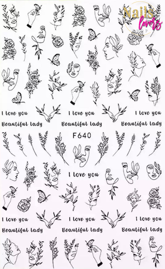 FACE STIKER F640