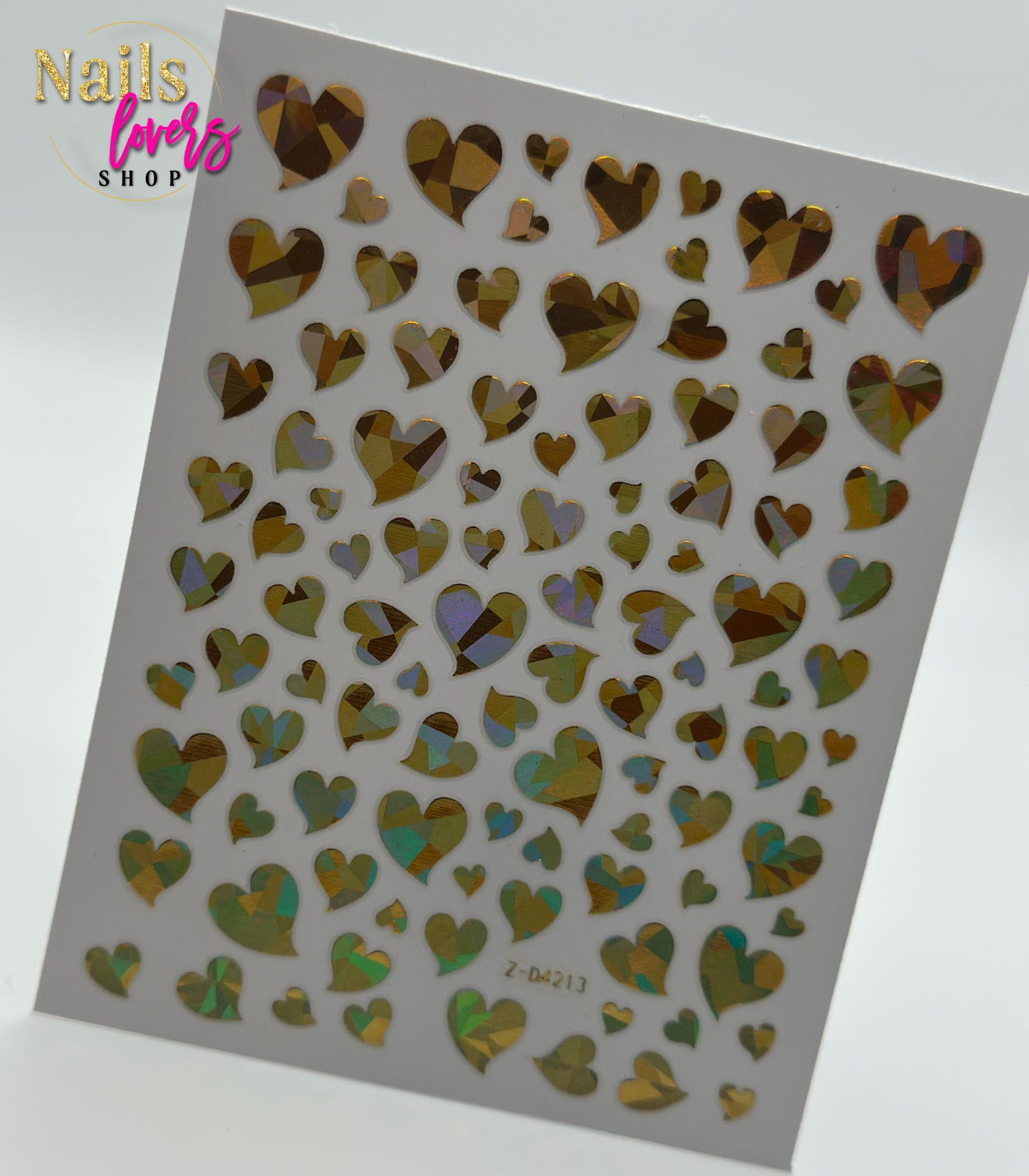 CORAZONES 3D STIKER