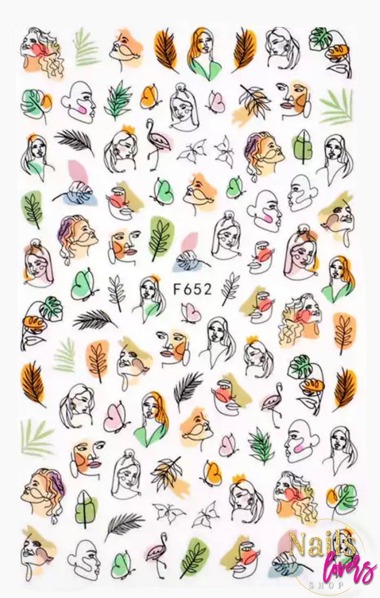 FACE STIKER F652