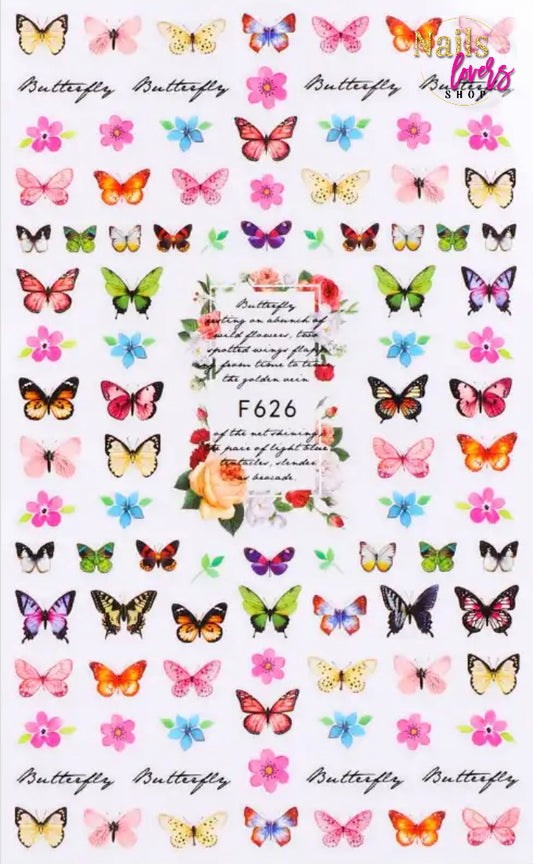 MARIPOSA STIKER F626