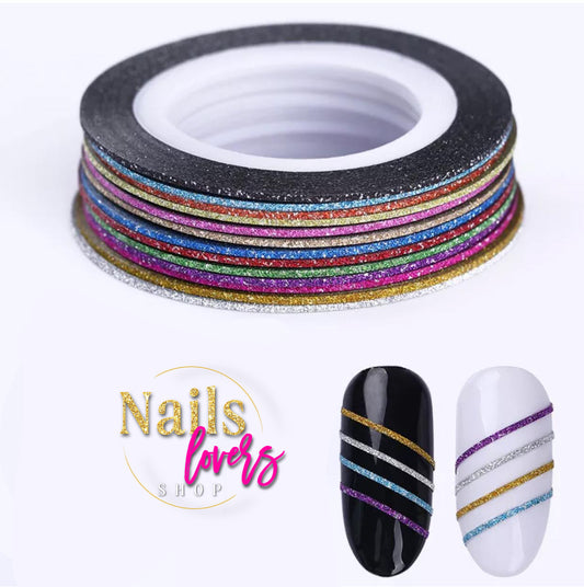 GLITTER TAPE SET 12PCS