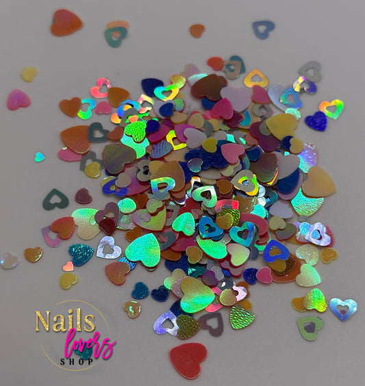 HEART MIX GLITTER BAG